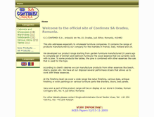 Tablet Screenshot of contimex.visoft.ro